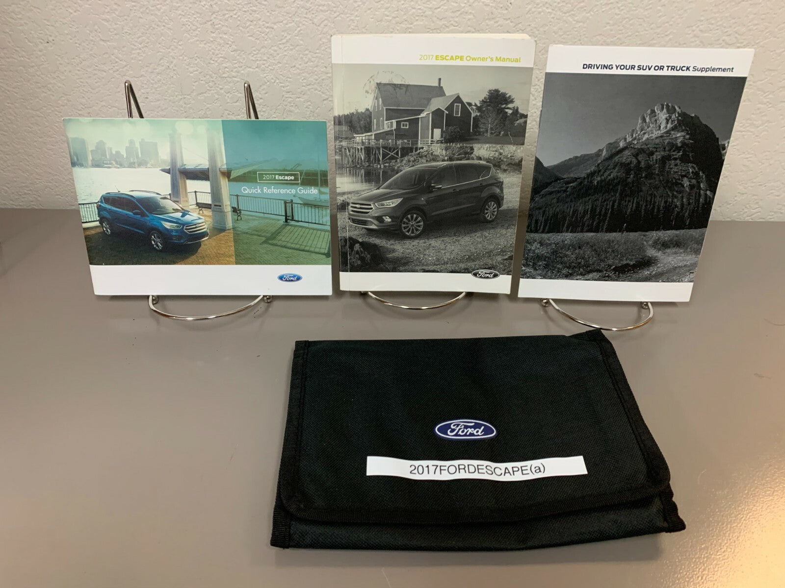 2017 Ford Escape Genuine OEM Owner's Manual w/Supplements & Case-Free Shipping!