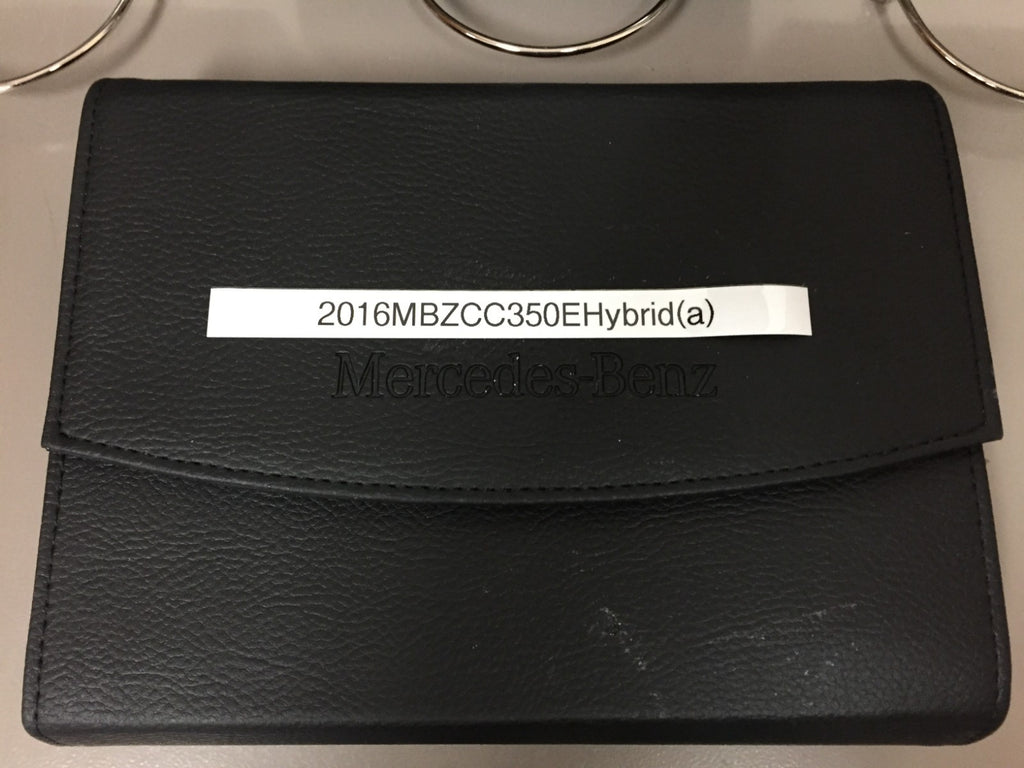 2016 Mercedes-Benz C-Class C350e Hybrid Sedan Genuine OEM Owner's Manual Set