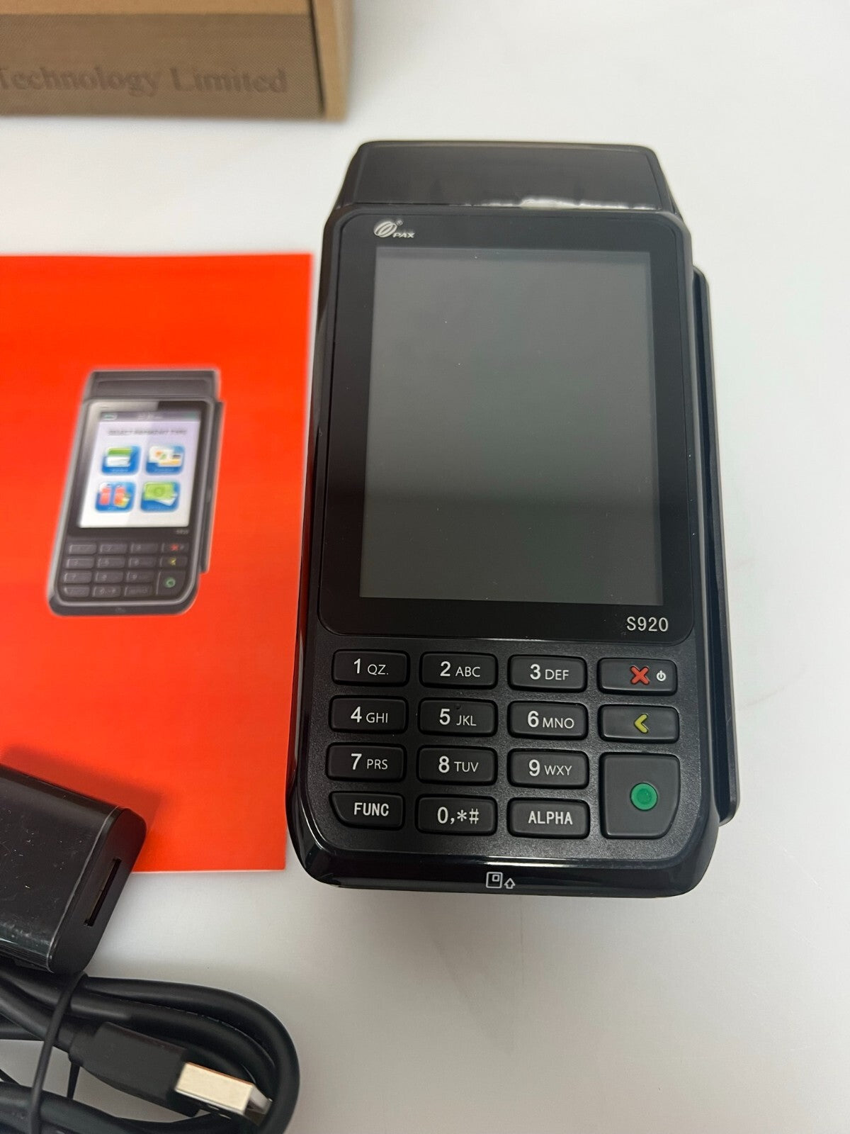 USED PAX S920 MOBILE PAYMENT TERMINAL COMES WITH BONUS TERMINAL FREE SHIPPING.