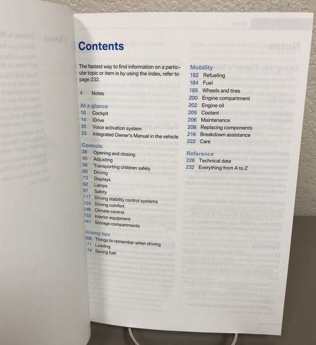2013 BMW 5 Series Sedan 528i 535i 550i xDrive OEM Owner's Manual Set w/iDrive
