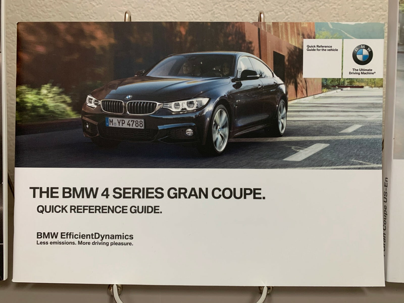 2015 BMW 4 Series 428i 435i xDrive Gran Coupe OEM Owner's Manual Set w/Bonus FOB