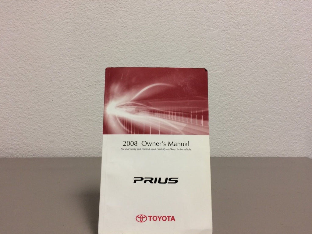 2008 Toyota Prius Genuine OEM Owner's Manual in Good to Very Good Condition