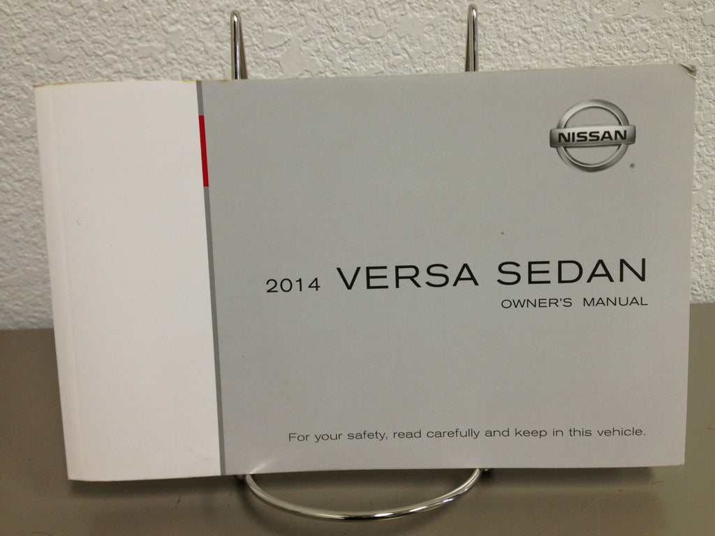 2014 Nissan Versa Sedan Genuine OEM Owner's Manual Set with Case Free Shipping
