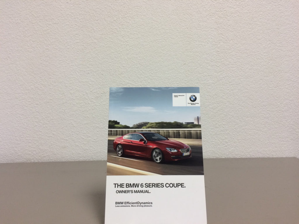 2014 BMW 6 Series Coupe Genuine OEM Owner's Manual Set w/Case & Bonus Key FOB!!!