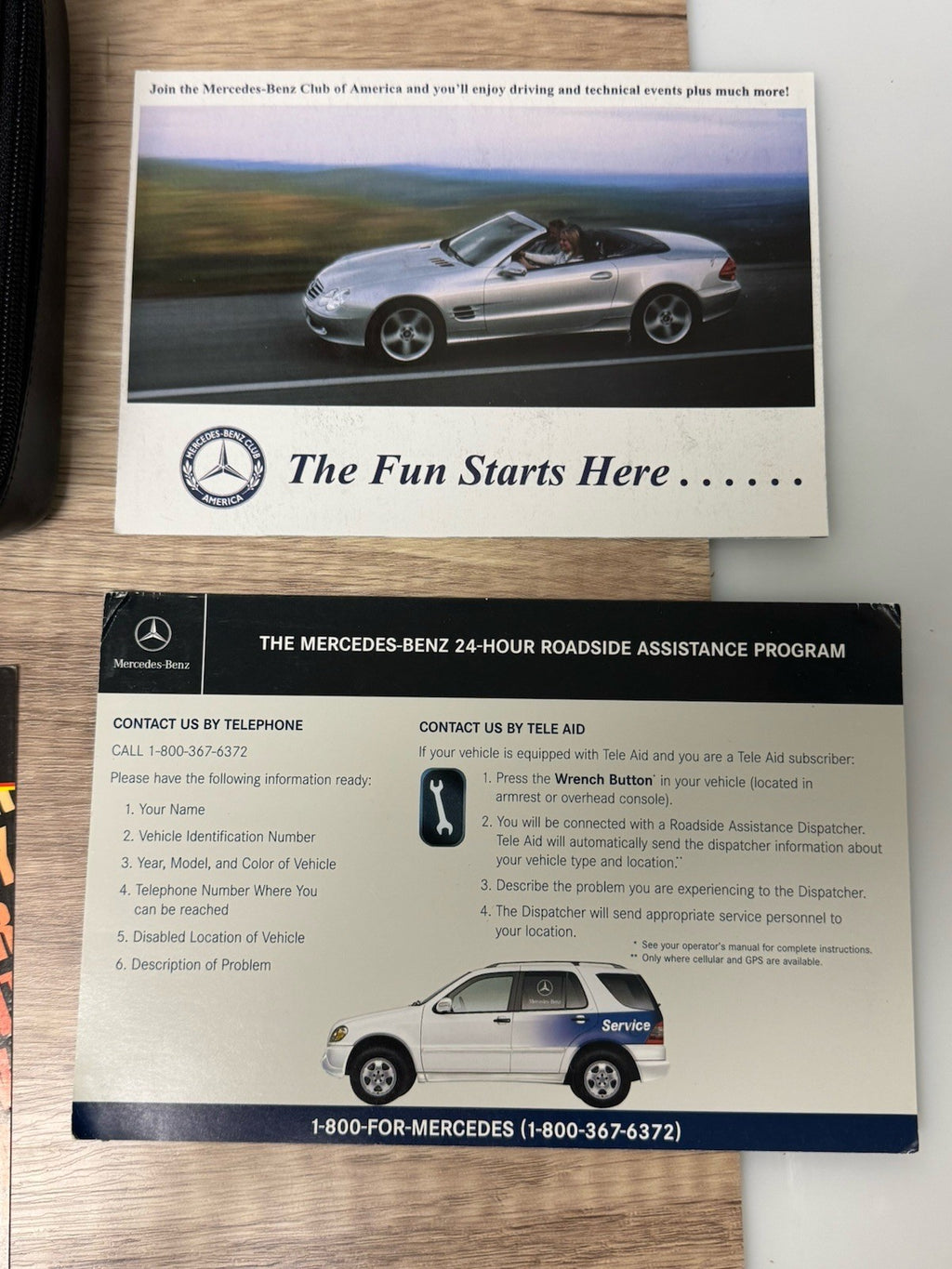 2005 Mercedes Benz CLK-Class Coupe CLK320 CLK500 CLK55AMG OEM Owner's Manual Set