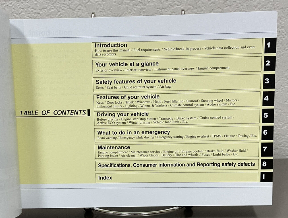 2015 Hyundai Elantra Genuine OEM Owner's Manual--Free Shipping!