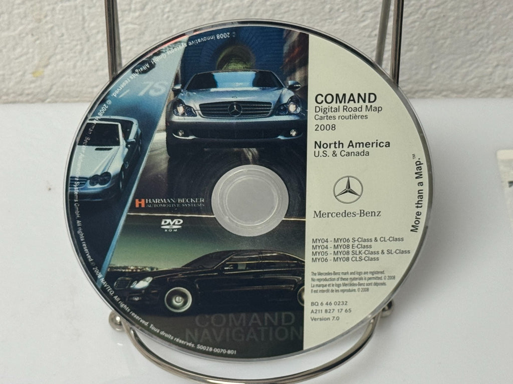 2004-2008 MERCEDES BENZ OEM CL CLK E S SL SLK NAVIGATION DISC BQ 6460232 v7.0