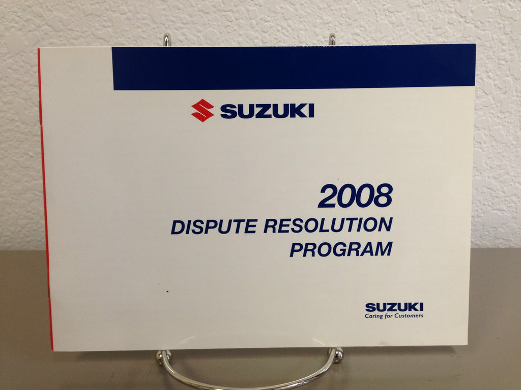 2008 Suzuki SX4 OEM Owner's Manual Set w/ Supplements & Case - Free Shipping!