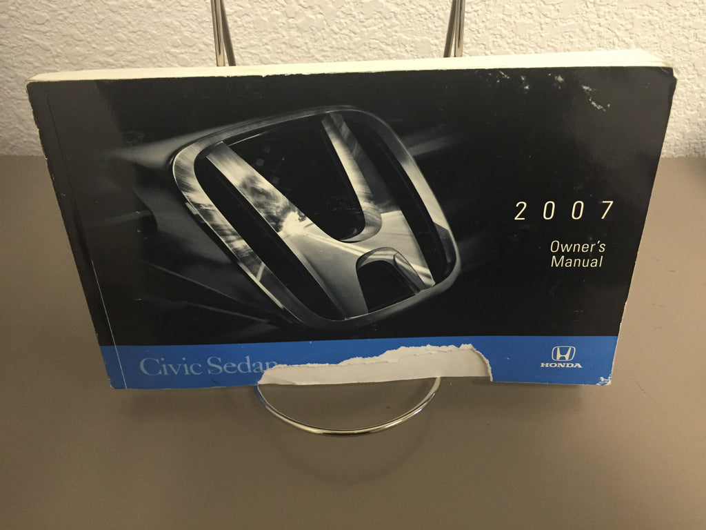 2007 Honda Civic Sedan Genuine OEM Owner's Manual Set--Free Shipping!