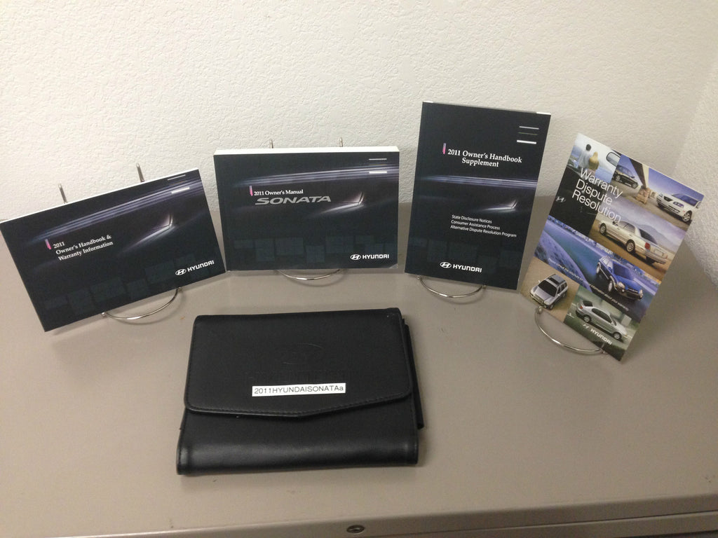 2008 Hyundai Santa Fe Genuine OEM Owner's Manual Set w/Case--Free Shipping!