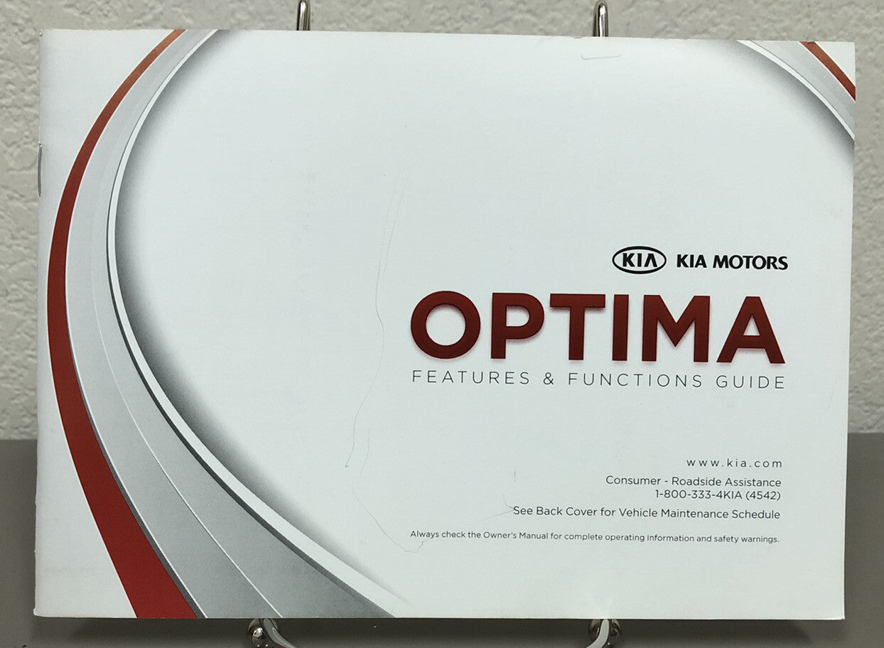 2012 Kia Optima Genuine OEM Owner's Manual with Supplements & Case-Free Shipping