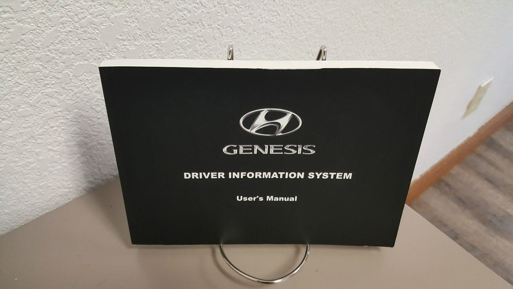 2009 Hyundai Genesis Genuine OEM Owner's Manual Set w/Leather Case-Free Shipping
