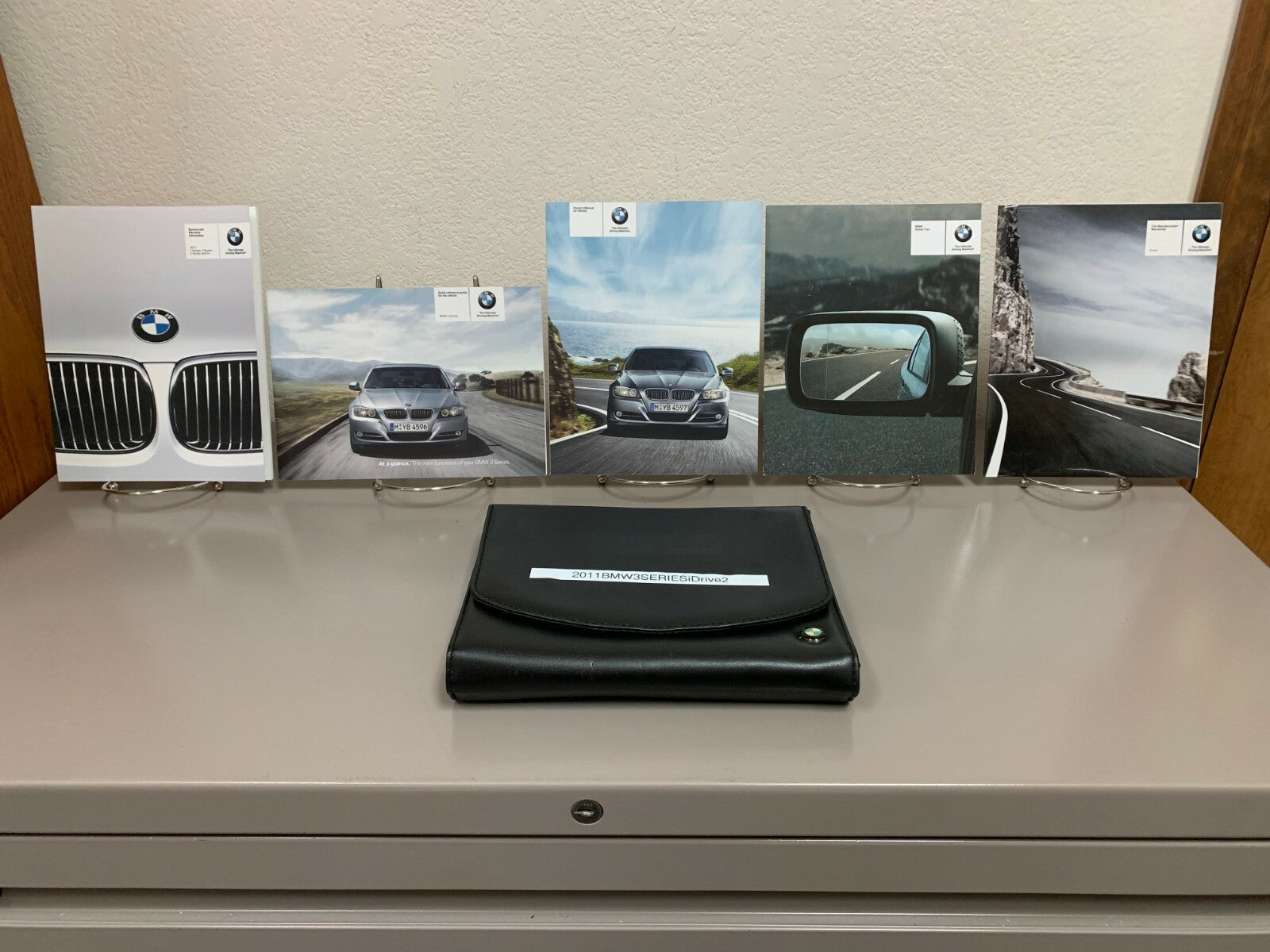 2011 BMW 3-Series Sedan/Sports Wagon Genuine OEM Owner's Manual Set w/iDrive