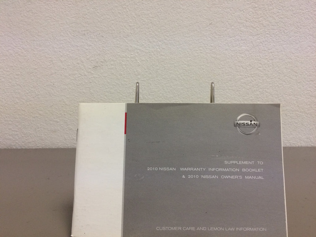 2010 Nissan Maxima Genuine OEM Owner's Manual Set with Free Shipping!