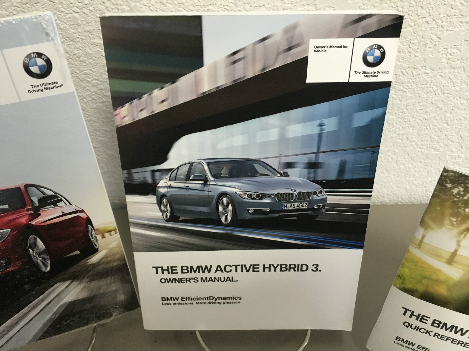 2013 BMW Active Hybrid 3 OEM Owner's Manual w/ Key FOB