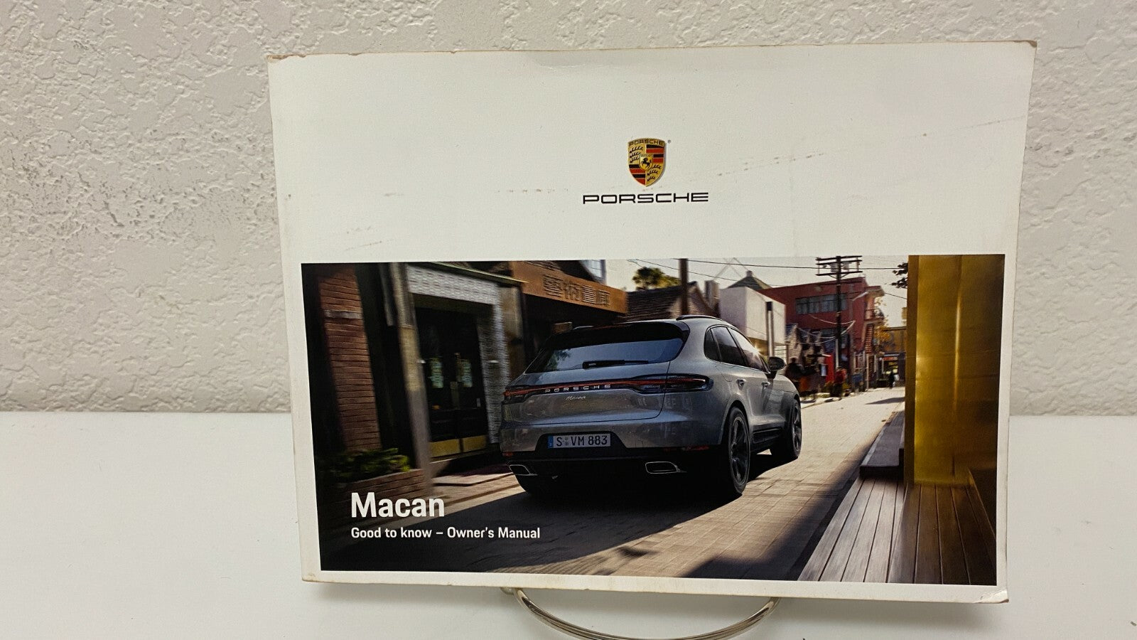 2019 Porsche Macan Genuine OEM Owner's Manual w/Navigation and logo case
