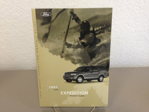 2005 Ford Expedition OEM Owner's Manual with Supplements, Case, Window Sticker