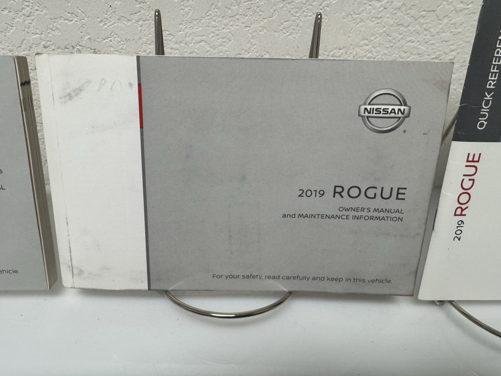 2019 Nissan Rogue Genuine OEM Owner's Manual Set with Protective Nissan Case