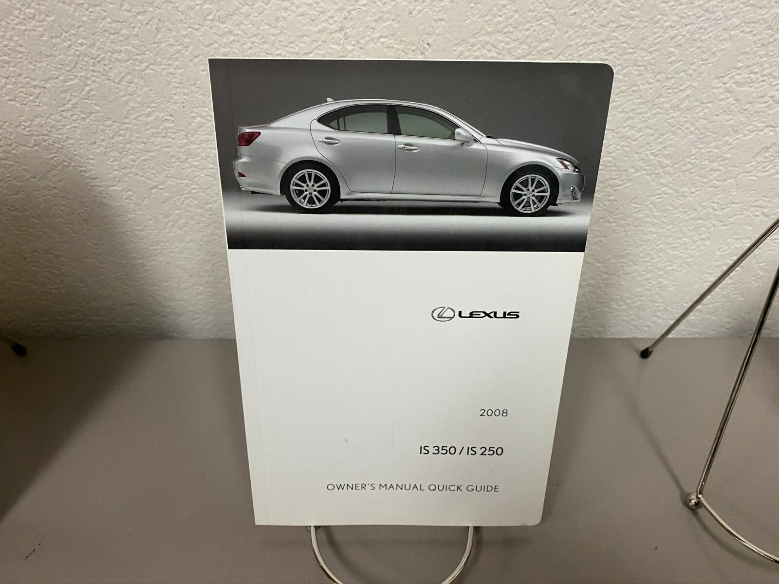 2008 Lexus IS350 IS250 Genuine OEM Owner's Manual Set w/Case--Free Shipping!!!