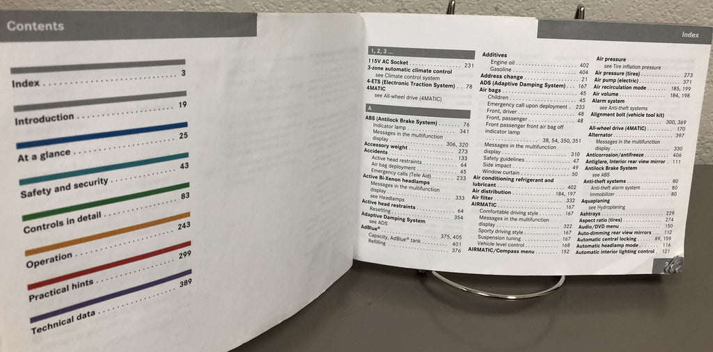 2009 Mercedes Benz R-Class R320 R350 AMG Genuine OEM Owner's Manual w/MBZ Case