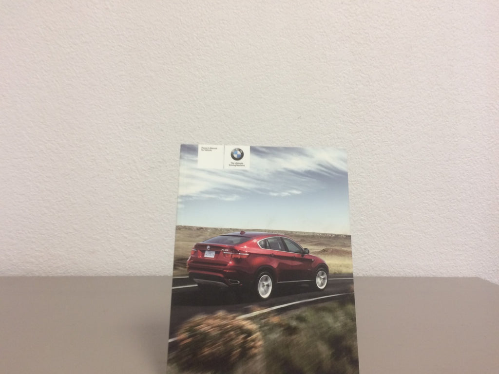 2011 BMW X6 xDrive 35i and X6 xDrive 50i Genuine OEM Owner's Manual Set w/Case