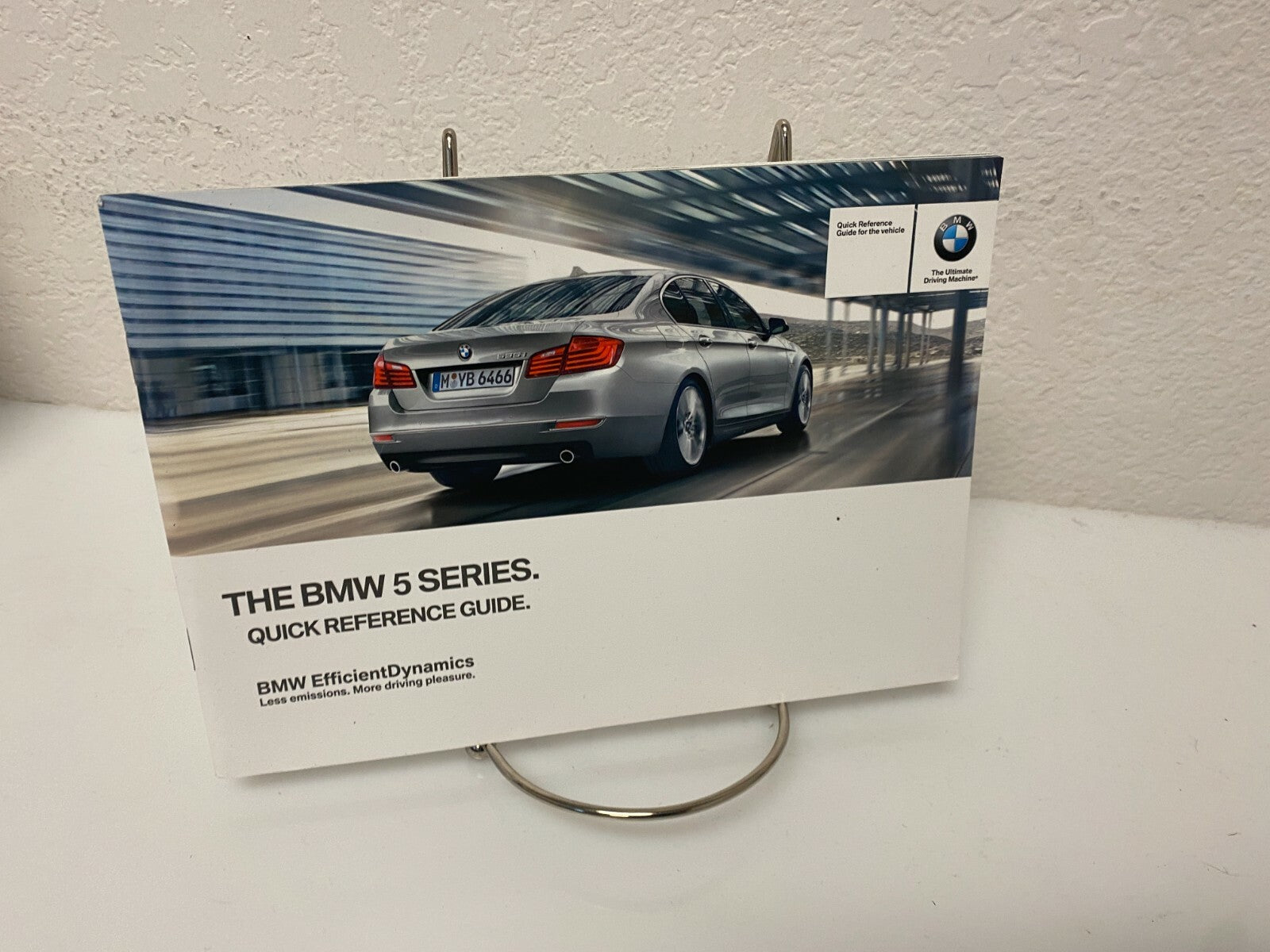 2015 BMW 5 Series Sedan 528i 535i 550i 535d xDrive OEM Owner's Manual w/Case