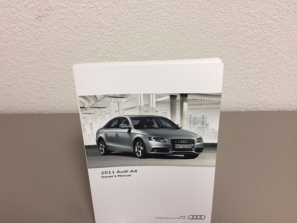 2011 Audi A4 S4 Genuine OEM Owner's Manual Set with Audi Case--Free Shipping!