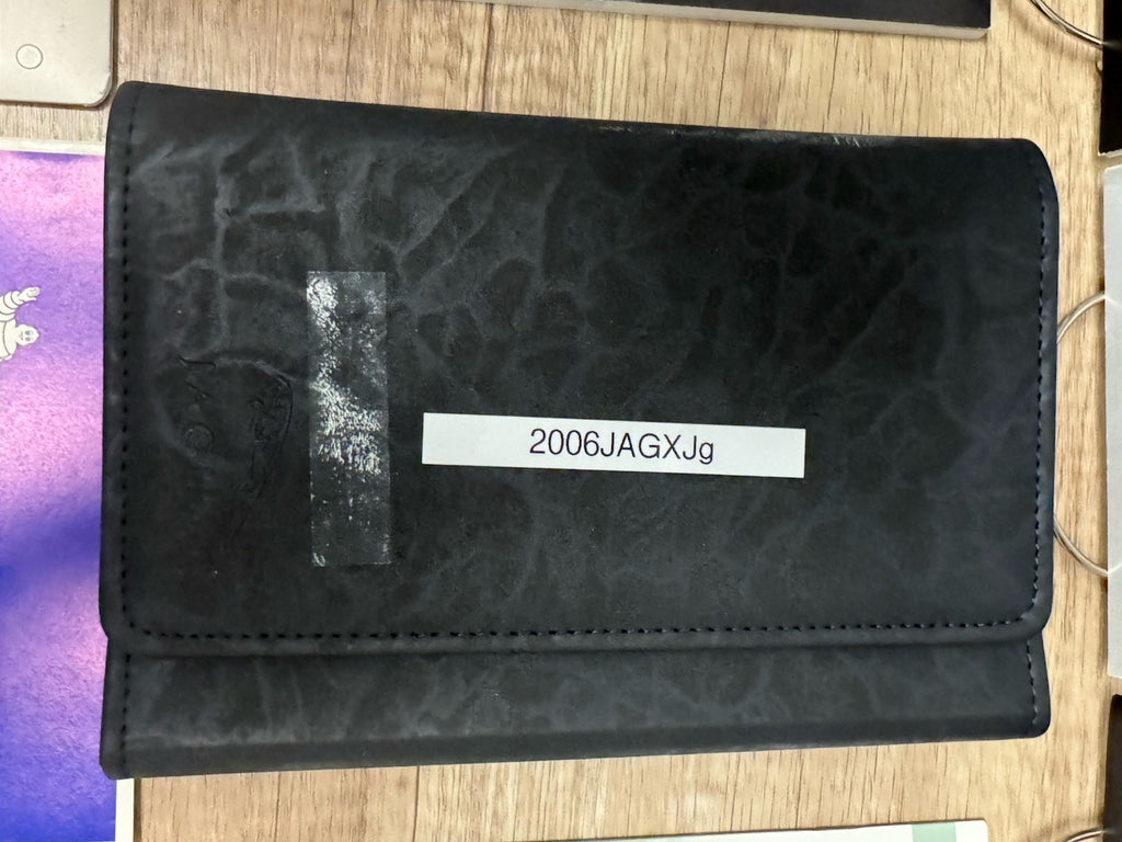 2006 Jaguar XJ Genuine OEM Owner's Manual Set with Leather Jaguar Case