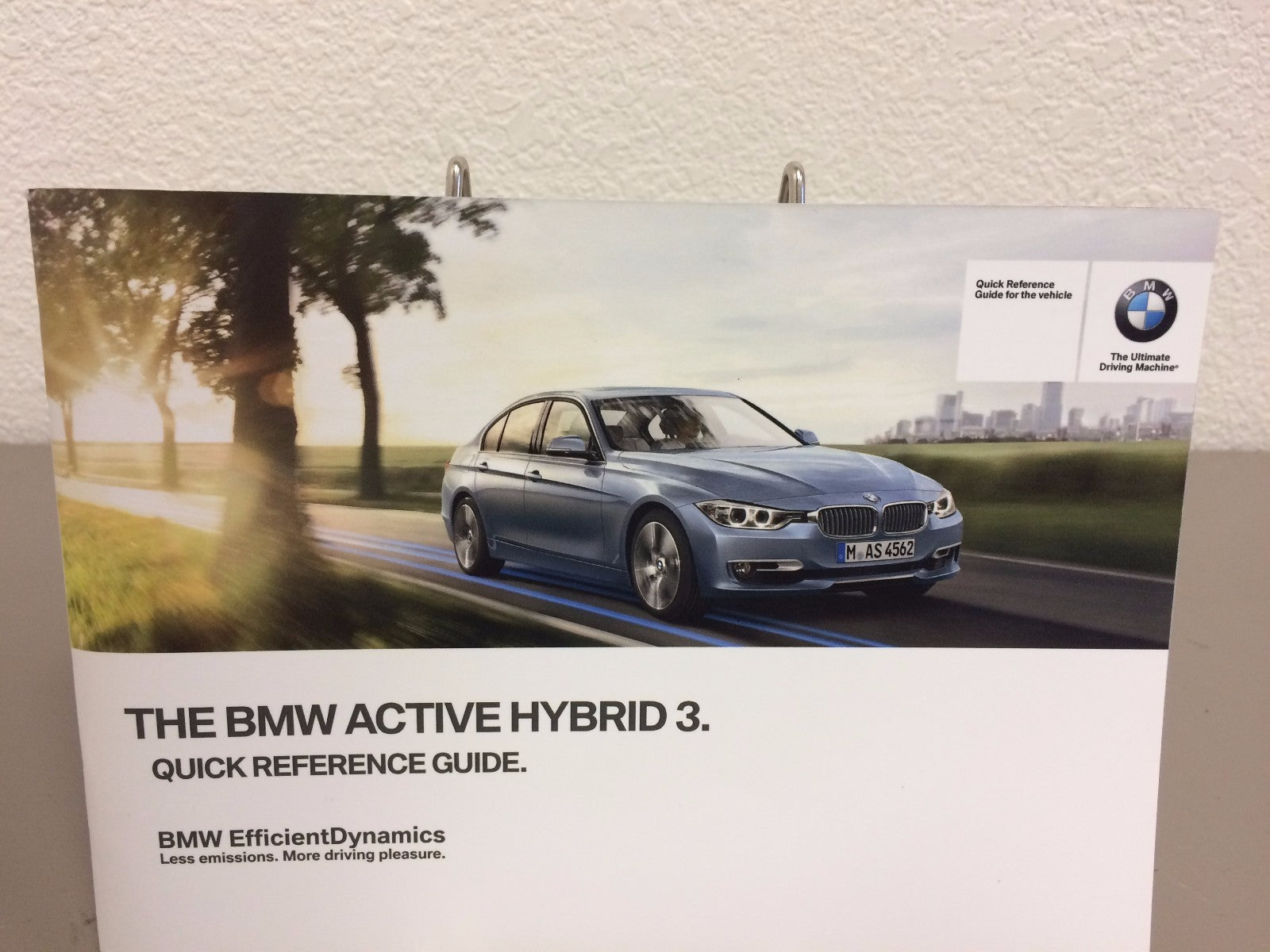 2014 BMW Active Hybrid 3 OEM Owner's Manual w/ iDrive & Navigation Instructions