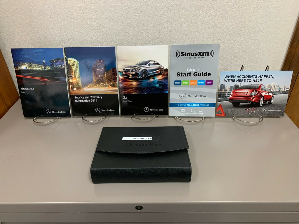 2016 Mercedes-Benz CLA 250 AMG Genuine OEM Owner's Manual Set w/Mercedes Case