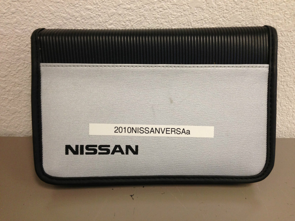 2010 Nissan Versa Genuine OEM Owner's Manual Set with Case - Fast Free Shipping