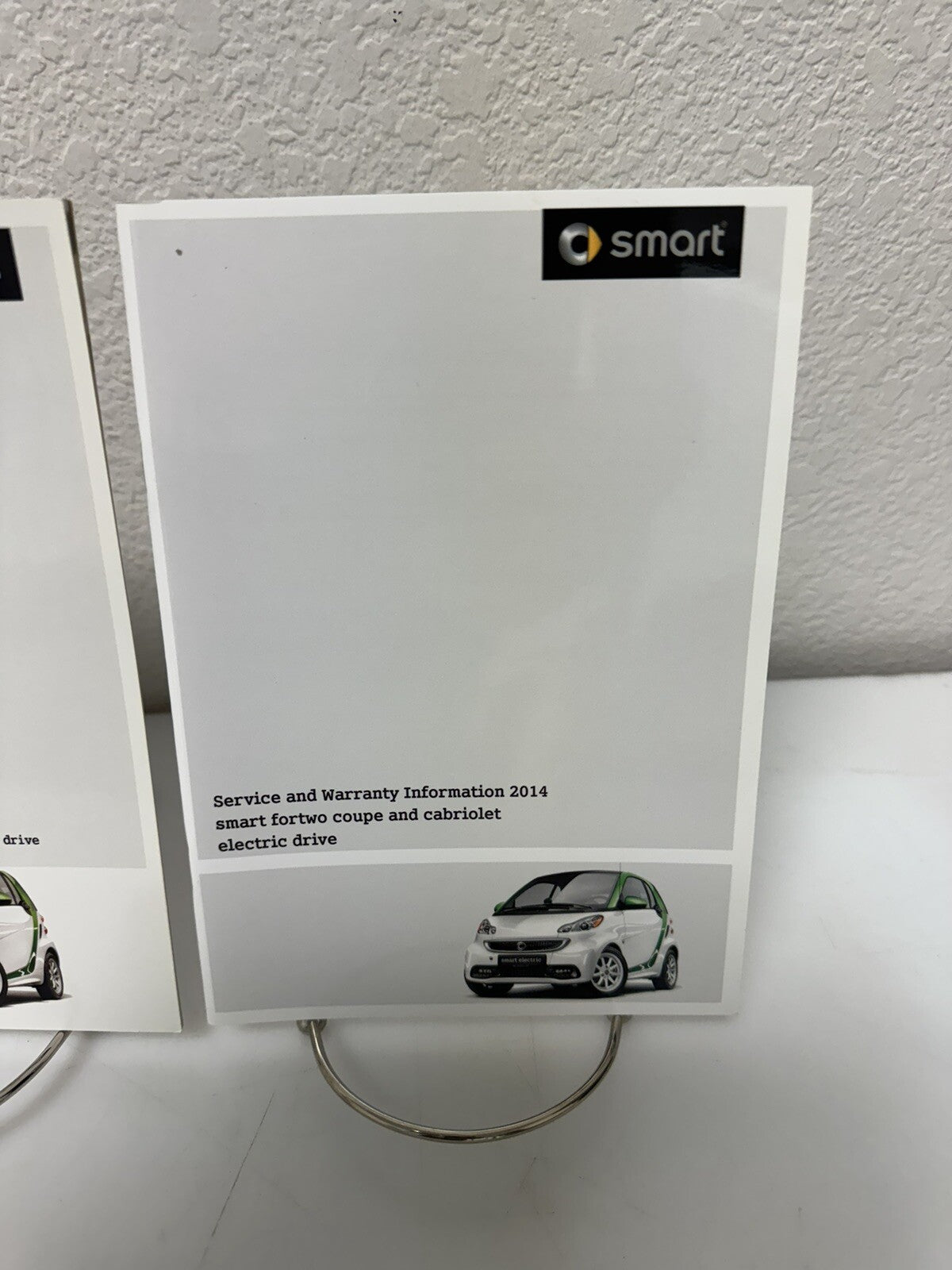 2014 Smart ForTwo Electric Car Owners Manual w/Bonus Key FOB-Genuine OEM