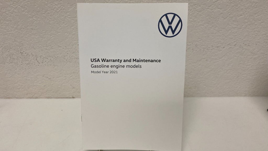 2021 Volkswagen VW Teramont Atlas Genuine OEM Owner's Manual w/Free Shipping