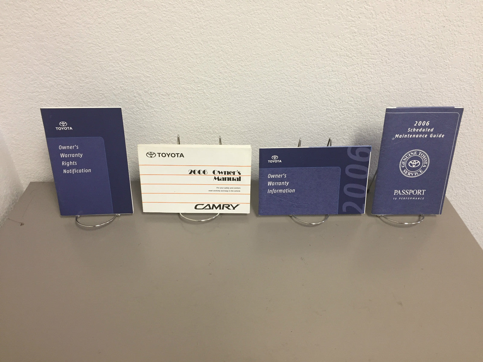 2006 Toyota Camry Genuine OEM Owner's Manual w/ Supplements - Free Shipping