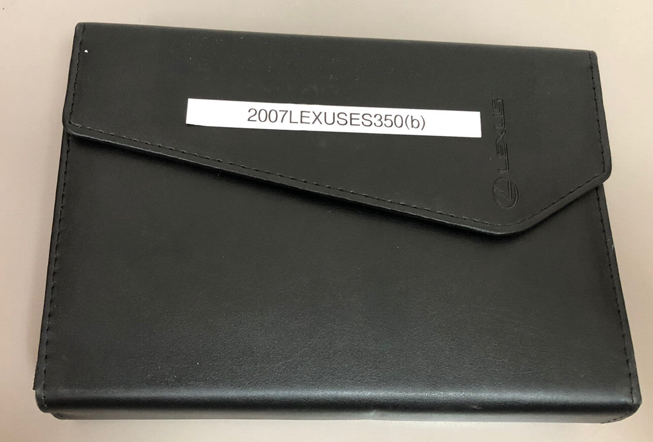 2007 Lexus ES 350 Genuine OEM Owner's Manual Set with Navigation Manual & Case