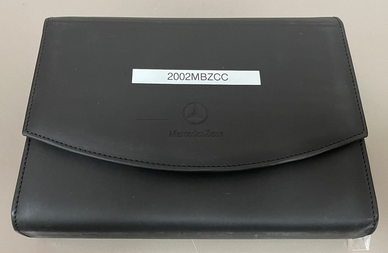 2002 Mercedes-Benz C-Class C240 C320 C32AMG Genuine OEM Owners Manual Set w/Case