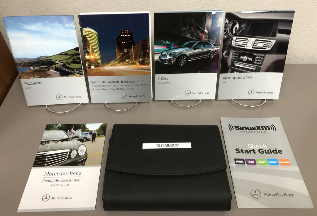 2013 Mercedes-Benz C-Class Sedan Wagon C250 C300 C350 C63 AMG Owner's Manual Set