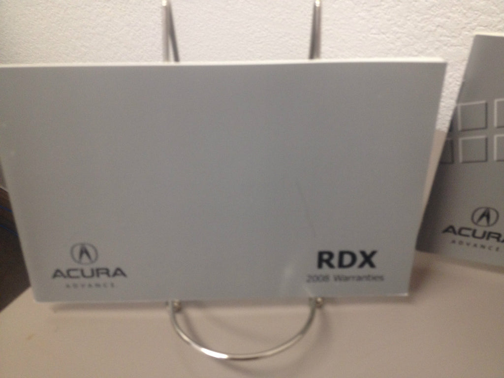 2008 Acura RDX Genuine OEM Owner's Manual Set w/Navigation Manual & Nissan Case