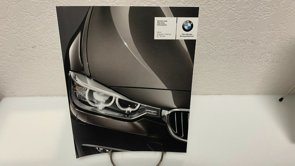 2014 BMW 3 Series Sedan 320i 328i 335i 328d xDrive OEM Owner's Manual Set