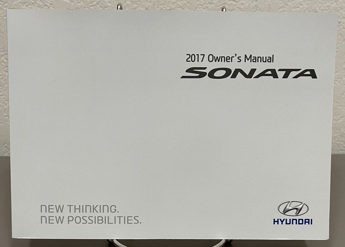 2017 Hyundai Sonata Genuine OEM Owner's Manual Set w/ Hyundai Case-Free Shipping