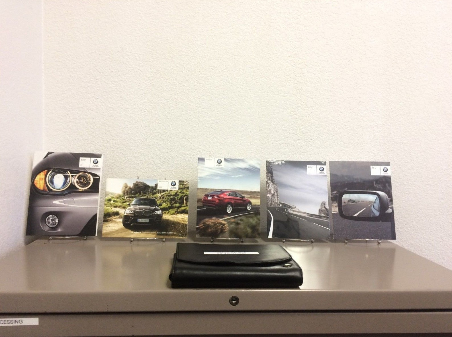 2011 BMW X6 xDrive 35i and X6 xDrive 50i Genuine OEM Owner's Manual Set w/Case