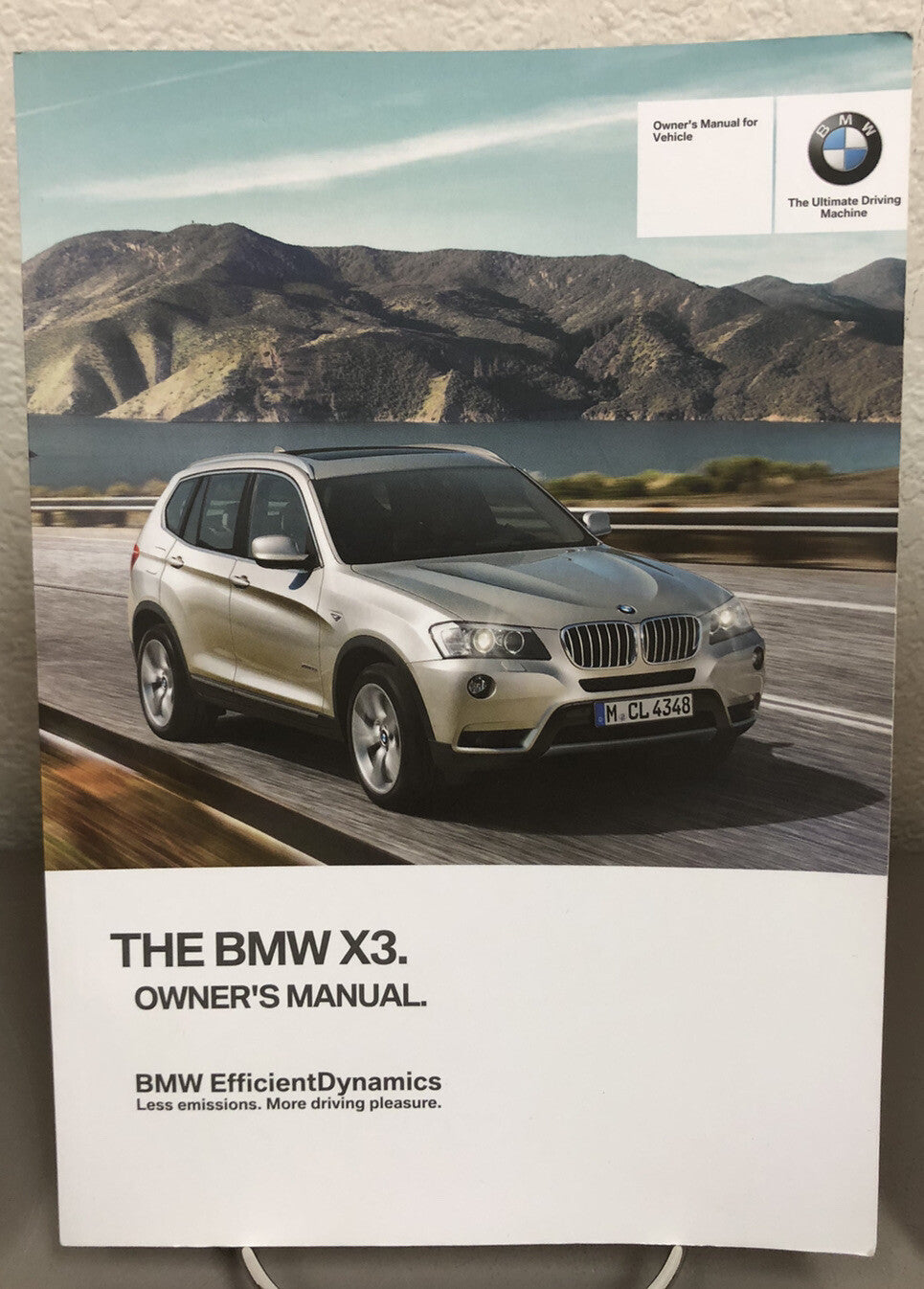 2013 BMW X3 xDrive28i xDrive35i OEM Owner's Manual Set w/Case & Bonus Key FOB