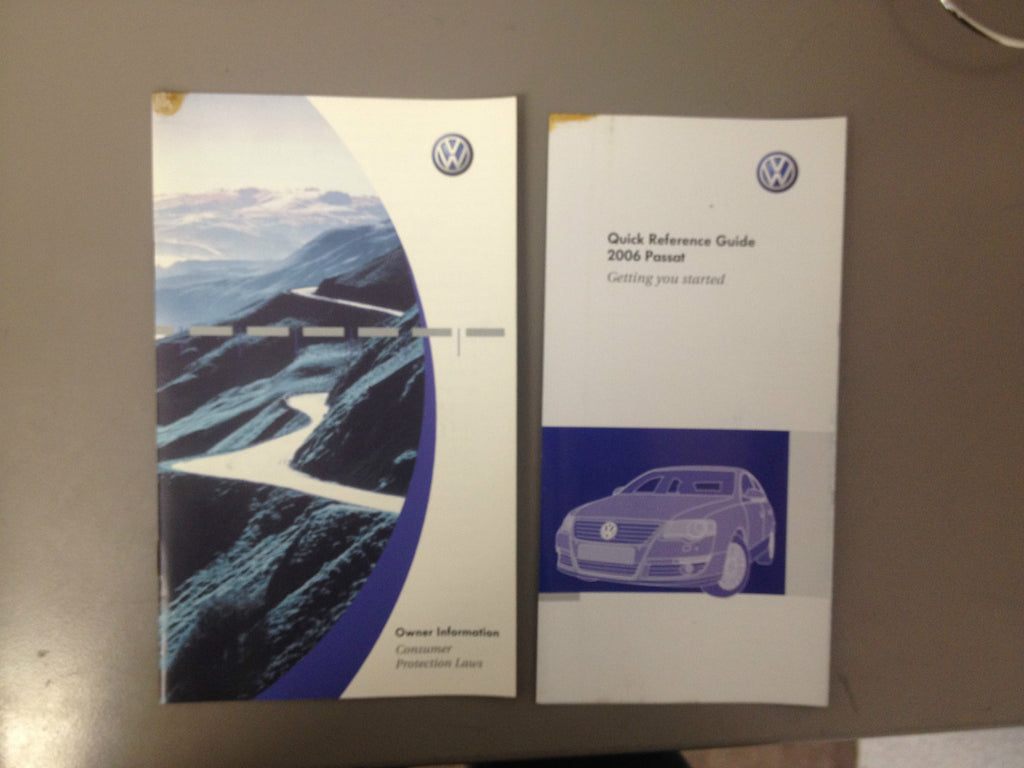 2006 VW Passat Genuine OEM Owners Manual Set w/VW Case--Fast Free Shipping!!!