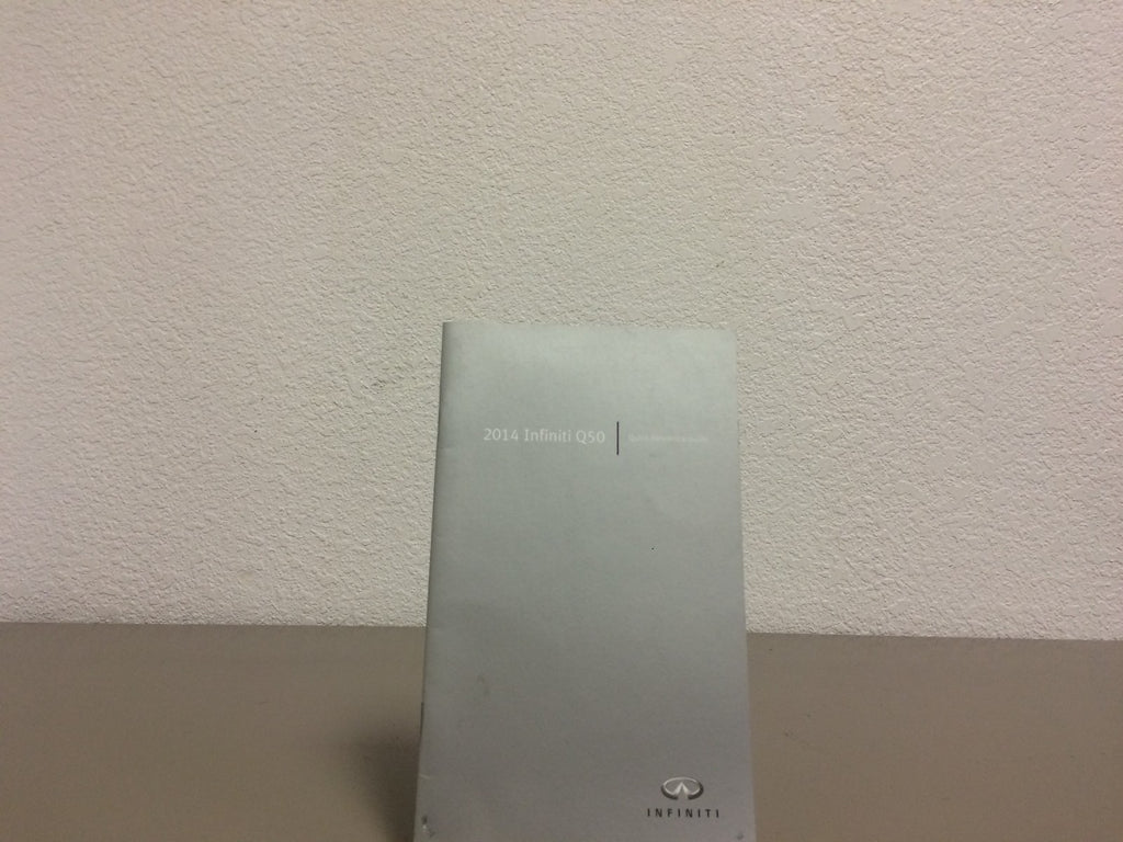 2014 Infiniti Q50 Genuine OEM Owner's Manual Set w/Infiniti Case--Free Shipping!
