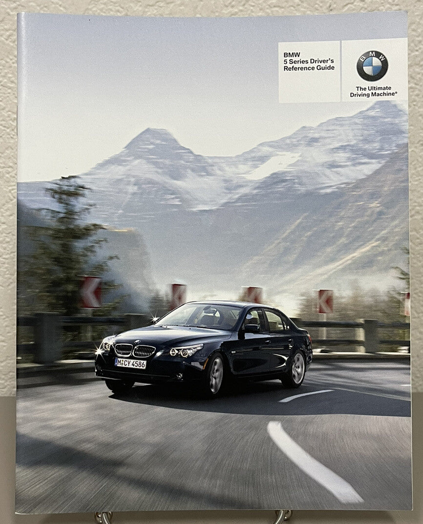 2008 BMW 528i 535i 550i 528xi 535xi Genuine OEM Owner's Manual Set w/Case