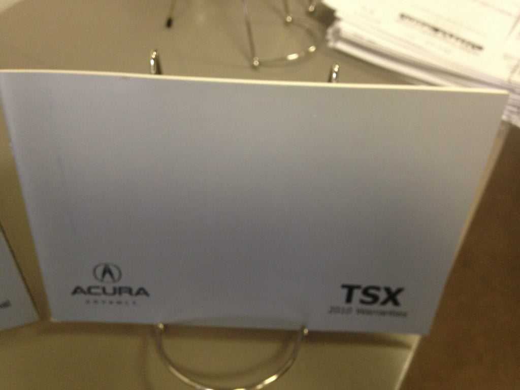 2010 Acura TSX Genuine OEM Owner's Manual Set w/Technology Manual & Acura Case