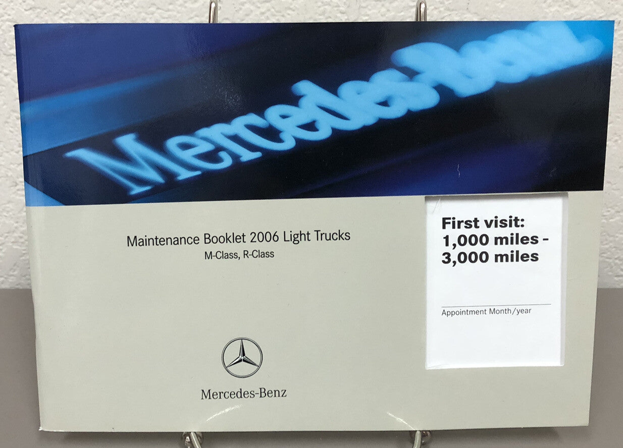 2006 Mercedes-Benz R-Class R350 R500 Owner's Manual Set w/COMAND Manual & Case!