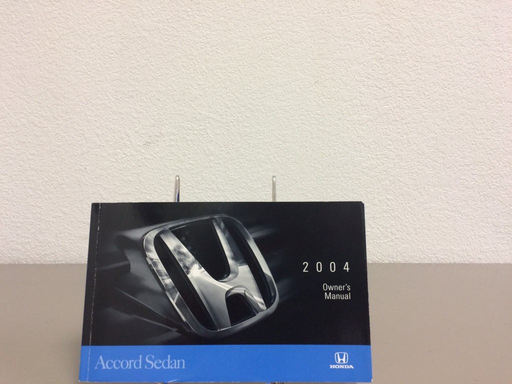 2004 Honda Accord Sedan Genuine OEM Owner's Manual w/Case--Free Shipping!