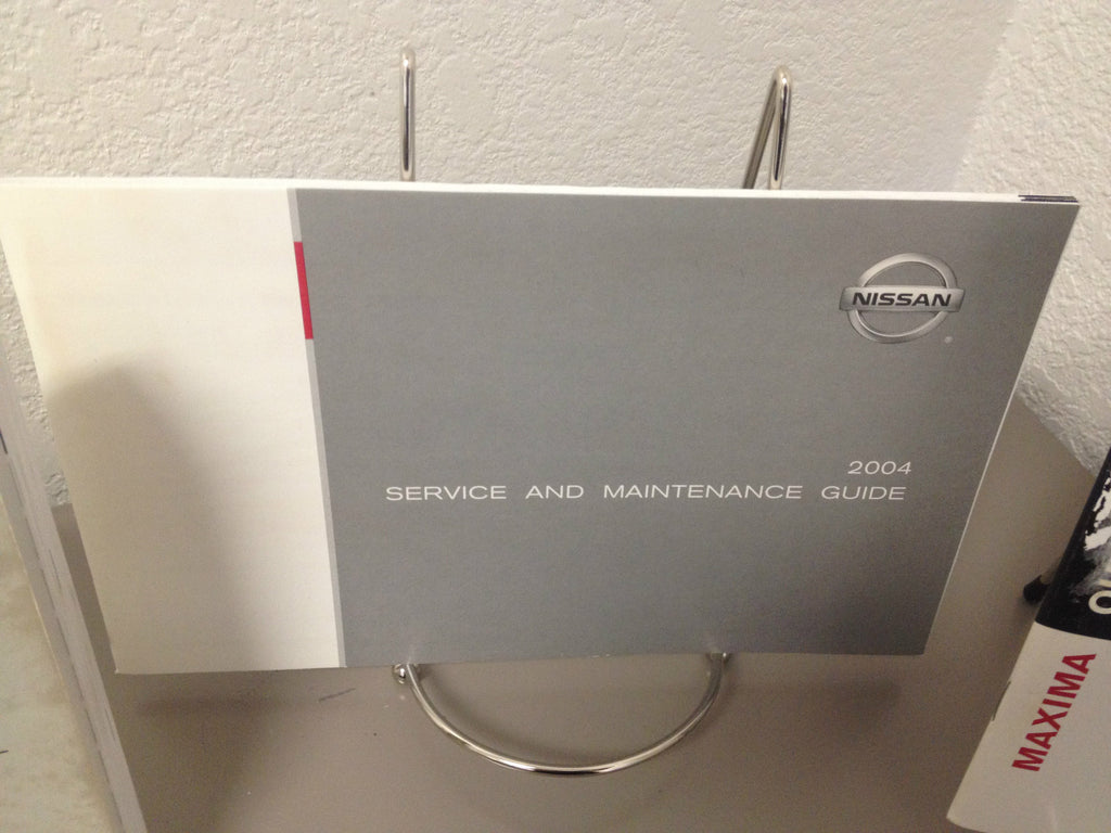 2004 Nissan Maxima Genuine OEM Owner's Manual Set w/Case--Fast Free Shipping