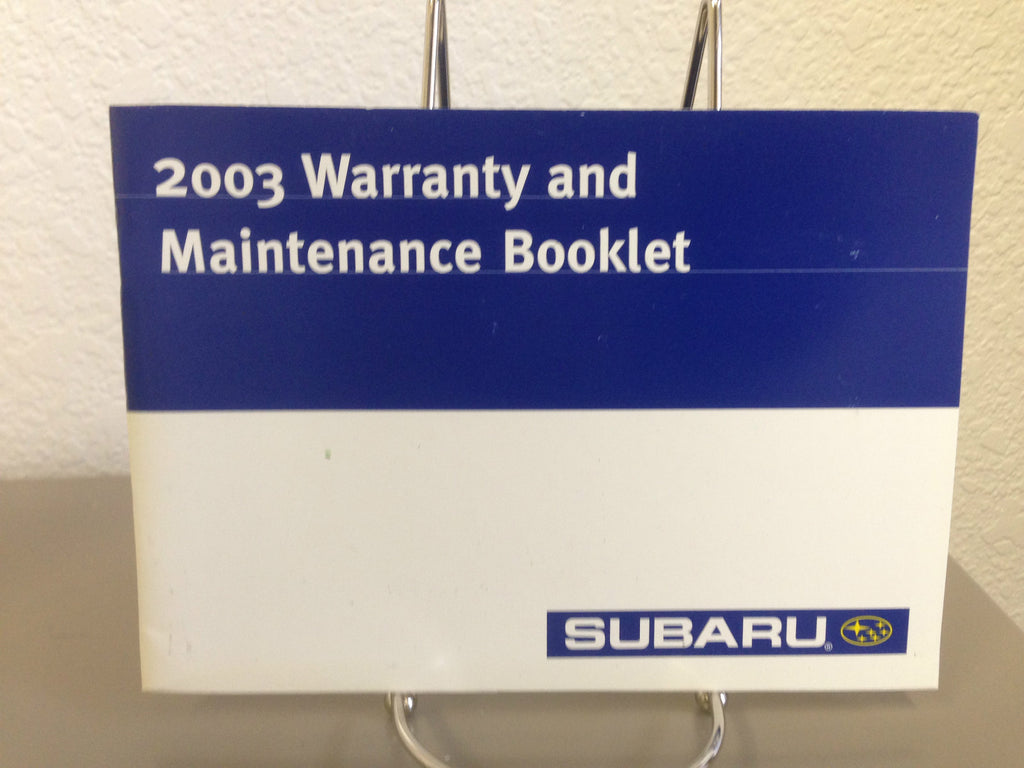 2003 Subaru Forester Genuine OEM Owner's Manual Set w/Subaru Case--Free Shipping